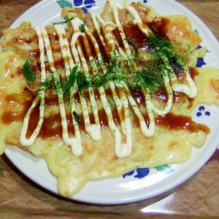 米粉で野菜焼き